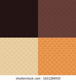Four colors pattern waffles texture 