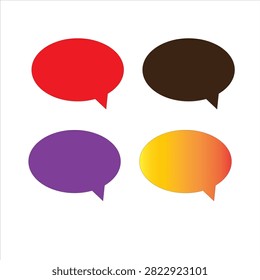 Four Colour Babble clean vector design