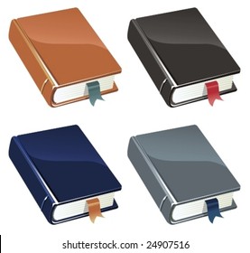 four colour versions of a book