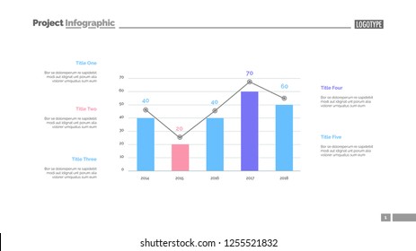 Vektor Stok Histogram Chart Customizable Explain Growth Your (Tanpa ...