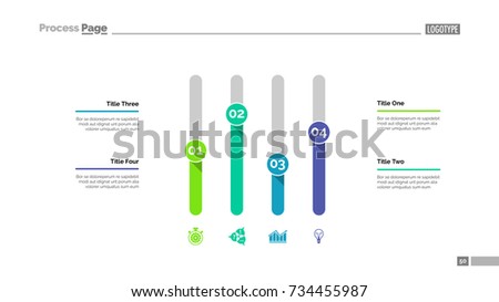 Four Column Chart Template