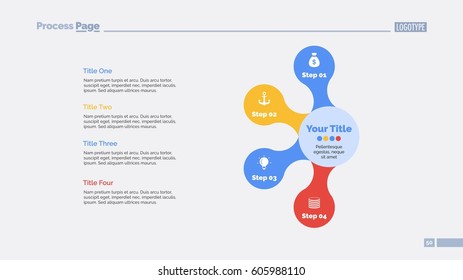 Four Connected Circles Slide Template