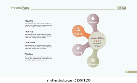 Four Connected Circles Slide Template