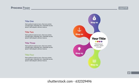 Four Connected Circles Slide Template