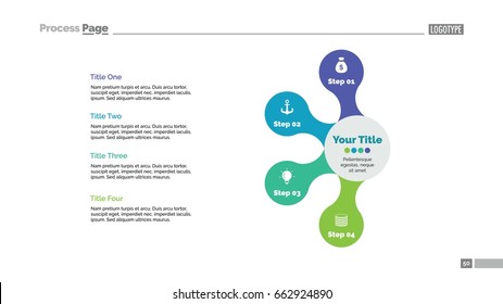 Four Connected Circles Slide Template