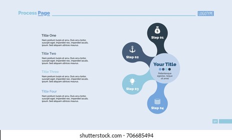 Four Connected Circles Slide Template