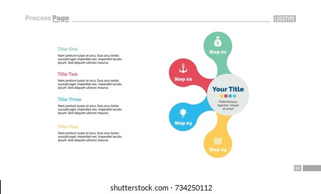 Four Connected Circles Slide Template