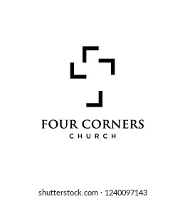 Four Corners Church Logo Design Inspiration