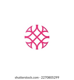 four corners luck icon logo simple luck symbol