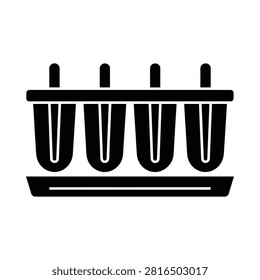 Four cup tea warmer silhouette on a white background