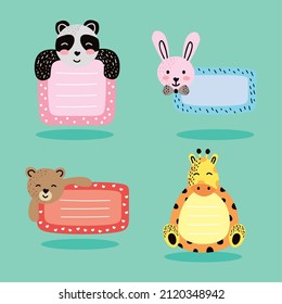 four cute planner set notes