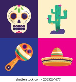 four day of dead set icons