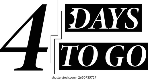 Four Days Left Countdown, Event Anticipation Timer