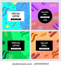 con cuatro atractivos diseños diferentes en una sola compra de archivos