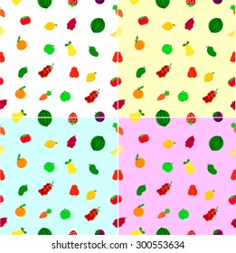four different color seamless Background - Gift Box 
