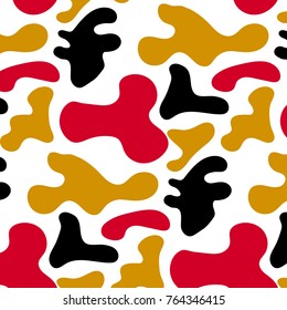 Four different colors digital camouflage military pattern for background, clothing, textile garment, wallpaper || Very easy to use, just click the camouflage pattern in color swatch