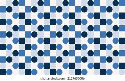 Four different colors. Wallpaper for walls and decorations. Simple design. Bright and modern color design theme. Square set. Vector. A collection of squares and circles. Illustration. Digital art. 