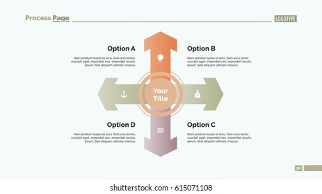Four Directions Strategy Slide Template