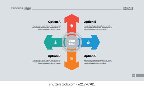 Four Directions Strategy Slide Template