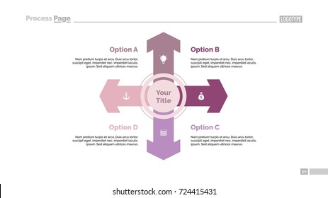 Four Directions Strategy Slide Template