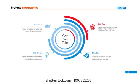 Four Doughnut Arcs Slide Template