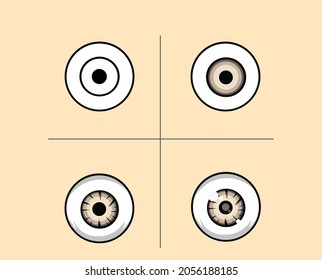 four easy steps to draw eyes