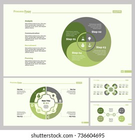 Four Economic Slide Template Set