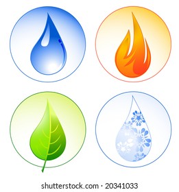 Four Element Stock Vector (Royalty Free) 20341033 | Shutterstock