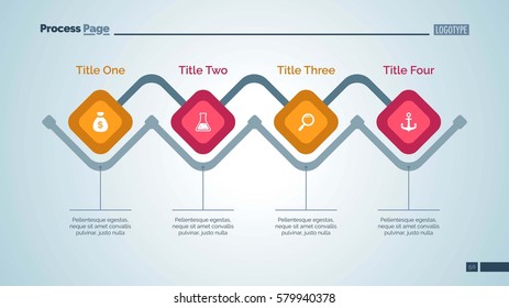 Four Elements Diagram Slide Template