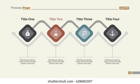 Four Elements Diagram Slide Template Stock Vector (Royalty Free ...
