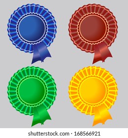 four emblem on a gray background