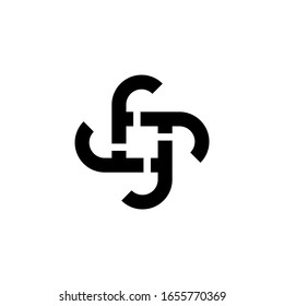 four f letter initial arranged in a circle
