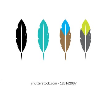 Four Feather Icons.