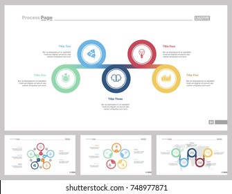 Four Finance Slide Templates Set Stock Vector (Royalty Free) 748977871 ...