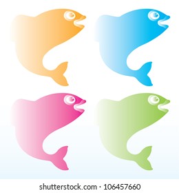four fish coloration