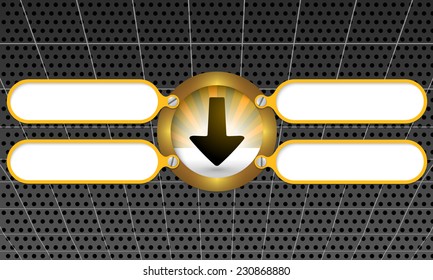 four frame for any text with arrow