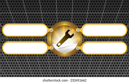 four frame for any text with spanner