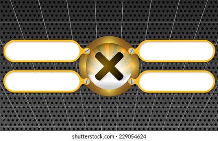 four frames for any text with multiplication symbol