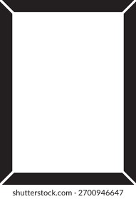Vier Raster Fotorahmen Collage Layout einfache Vorlage minimalistischen Rand Vektor Design sauber moderne quadratische Bildanzeige Poster Kunst druckbare Dekoration