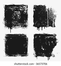 Four grunge textures. You'll find more grunge design elements in my portfolio.