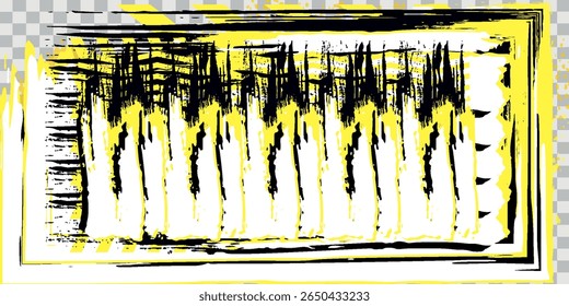 Four grungy background frames with abstract tire tracks and chess flags for your rally car design, place for your photo background - vector illustration