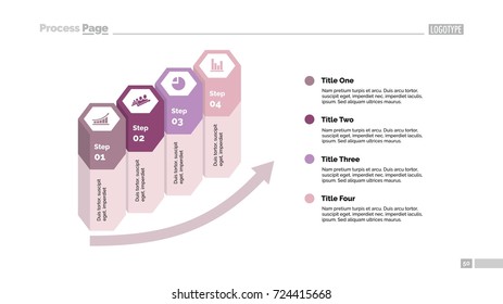 Four Hexagon Columns Slide Template