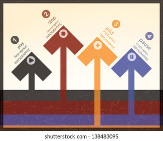 Four Infographics options banner