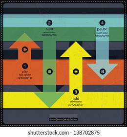 Four Infographics options banner