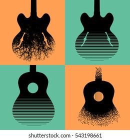 Four interesting guitar designs to choose from