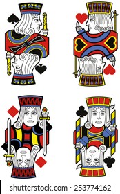 Four Jacks without cards. Original design