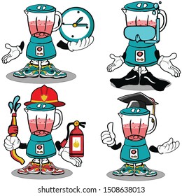 four kind of cool jobs of blue juicer