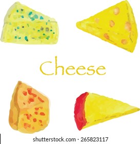 Four kinds of cheese