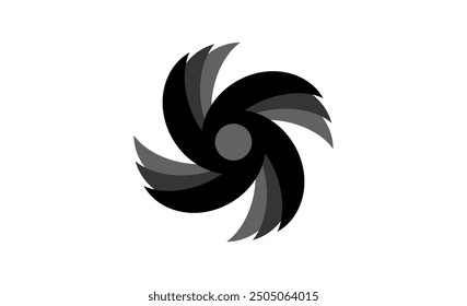 Four Knives Circle Vector Design