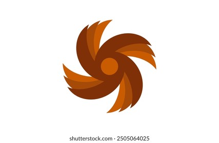 Four Knives Circle Vector Design